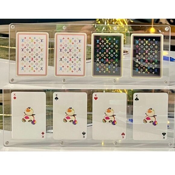 Louis Vuitton Black Takashi Murakami Monogram Playing Cards = 4 kings - Picture 1 of 9